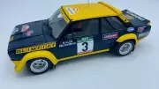 Fiat 131 Abarth Rally Car, #3,08372B, 1977 Rally Portugal Winner, 1:18sc,Kyosho