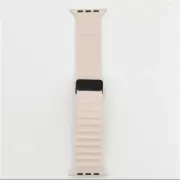 38mm, 40mm, 41mm Pink Magnetic Silicone Band Ocean Sports Strap for Apple Watch