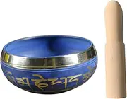 ERINGOGO 1 Set Handmade Singing Bowl Meditation Bowl with Stick for Yoga Relaxation Portable Design for Present for Mindfulness and Healing