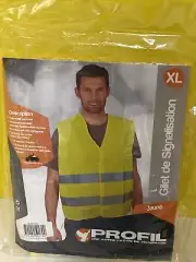 Safety Security Reflective Vest for Construction, Traffic, Warehouse XL V Neck
