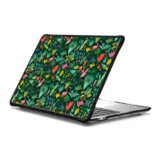 MacBook Pro 13-inch (M1 / M2 / Intel) Impact Case GREEN TROPICAL BIRDS