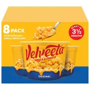 Velveeta Shells & Cheese Original Microwavable Macaroni and Cheese Cups (8 Ct Pa