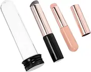 Beavorty 2Pcs Silicone Nail Art Brush Applicator for Gradient Effects Lip Applicator Tool for Nail Design for Beginners and Professionals