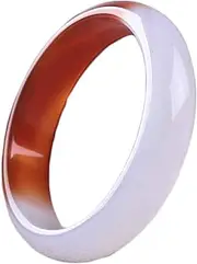 [Generic] Natural Agate Bracelet Bangle With Gift Box Free