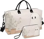 [YXYZRMY] Spirit Boho Plant Travel Duffel Bag Gym Bag Sports Tote Bag with Multiple Interior Pockets Shoulder Weekender Bag for Women Men with Toiletry Bag 20.5”x 7.9”x 13.8”, Multi-Colored, one size