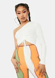 Make You Mine One Shoulder Crop Top
