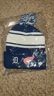Detroit Tigers / Red Wings Beanie Hat SGA New