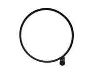LED Desk Lamp Bedroom Round Table Lamp Living Room USB Dimmable Bedside Lamp Round Night Light Decoration - White