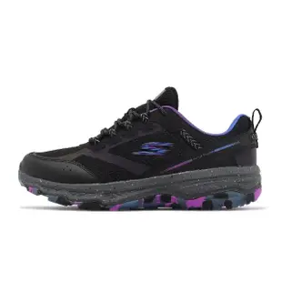【SKECHERS】越野跑鞋 Go Run Trail Altitude-Cosmic 黑 紫 女鞋 反光 郊山 運動鞋(129231-BKMT)