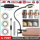 Rechargeable Clip on Ring Light Reading light Video Conference Laptop Desk Light
