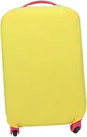 [COLLBATH] Elastic Luggage Cover for Suitcase Dustproof and Scratch Resistant Protector High Elasticity Travel Bag Cover Yellow for Identifying Your Baggage
