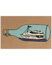 The Rug Market Yacht in A Bottle 30x48in Doormat