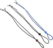 [OATIPHO] Glasses Sports Accessories 3pcs Glasses Chain Bead Elastic Lanyard Chain Eyeglass Cord Lanyard