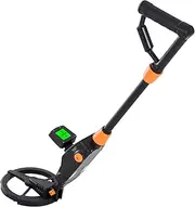 Kcolly MD-1008A Metal Detector for Kids, Waterproof Search Coil Kids Metal Detector with LCD Display & Adjustable Stem, High Accuracy Professional Metal Detector for Junior & Youth