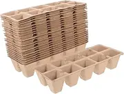 Milisten 20Pcs Seedling Starter Trays Compact Nursery Planter Pots for Flowers Vegetables with Drainage for Gardening Young Plant Growth