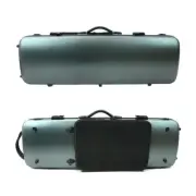 green 4/4 Violin Case Carbon Fiber Music Sheet Bag & Code lock Oblong Case