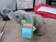 Aurora Miyoni 7” Gray Elephant Plush Stuffed Zoo Animal Toy