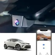 Fitcamx 4K Dash Cam Suitable for Toyota C-HR 2021 2022 2023 LE Limited XLE Nightshade (Model B), Integrated OEM Factory Look, 2160P UHD Video WiFi APP, Loop Recording, G-Sensor, Plug & Play, 64GB Card