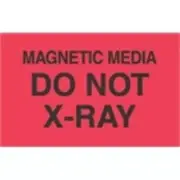 1000 - #DL2461 3x5" Magnetic Media Do Not X-RAY Label