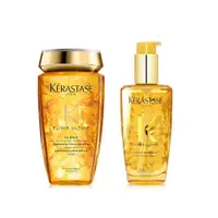 在飛比找ETMall東森購物網優惠-Kerastase 巴黎卡詩 金緻柔馭閃耀重生組 (髮浴 2