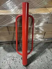 Star Post Driver, Fence Post Driver, 80 cm Size, Red