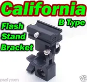 Universal hot Flash Shoe Umbrella Holder Swivel Light Stand Bracket B type DSLR