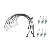 Bosch Leads + 6 x Denso Iridium Power Spark Plugs for Holden Statesman VS WH WK