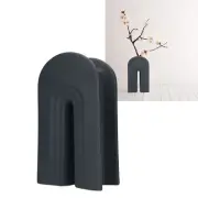 Geometric Ceramic Vase Modern Decorative Art Flower Vase Ornament For Living