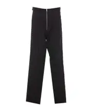 Magliano Zip-Up Straight-Leg Pants Black