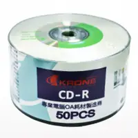 在飛比找樂天市場購物網優惠-KRONE 52X CD-R 50片/裸裝