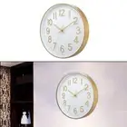 Non Ticking Clock Modern Clock 3D Arabic Numerals ABS Resin Dial Compact Size