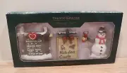 Christmas Thomas Kinkade Vintage St. Nicholas Circle Sculpted Magnet Set 1998