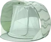 Babymoov Moov & Protect Anti-UV Cooling Beach Tent for Babies with Integrated Mosquito Net, Portable, Green Lagoon (Summer 2025 Edition)