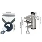 Portable Parasol Holder 14.5cm Accessories Silver Color Iron Rust-proof