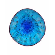 Dale Tiffany Wrightwood 9 inch Hand Blown Art Glass Wall Art Decor