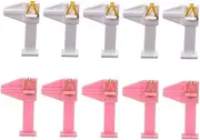 AUTSUPPL Professional Manicure Set 10pcs Nail Tips Shaping Retaining Tool Nail Art Supplies Gel Polish Fixator