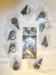 10 New Vintage Imperial Star Destroyer Spaceship Star Wars Key Chain Lot