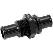 Aeroflow Billet Bulkhead Inserts 5/8" Barb Fitting Both Side Black - AF88-2015BLK