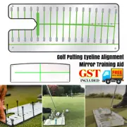 Golf Putting Eyeline Mirror Alignment Training Aid Putter Swing Trainer Eye Line