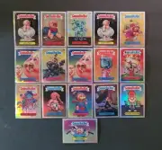 2023 Topps Chrome Garbage Pail Kids S6 Refractor Lot Silver Refractor 16 cards