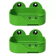 Unique Frogs Shapeds Soap Tray Functional and Fun Soap Savers for Kids and