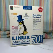 Unopened Linux-Mandrake Operating System OS 7.0 Software CD’s And Manual