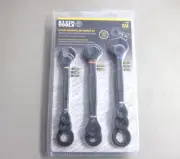 Klein Tools 69408G - SAE 8 Pc. 90-Tooth Ratcheting Box Wrench Set - SHIPS FREE