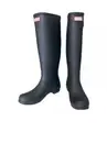 Hunter Women's Original Tall Waterproof Rain Boot, Matte Black, Size 8
