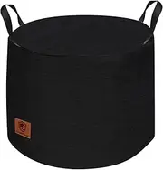 Solo Stove Cover for Bonfire 19.5 Inch, Fire Pit Cover, Waterproof Solo Stove Shield Accessories, Firepit Covers Round Outdoor 22x16 inch Carbon Black