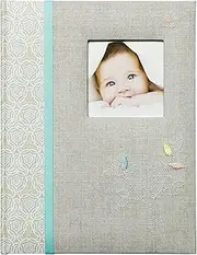 C.R. Gibson First 5 Years Memory Book, Record Memories and Milestones on 64 Beautifully Illustrated Pages - Linen Tree