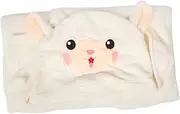 Totority Bathrobe Washcloths Towels Bath Towels Bathrobe Bath Robe Coral Fleece White