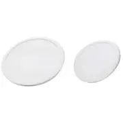 CorningWare FS-1-PC 2.5Qt French White Lid and F-5-PC 1.5Qt French White Lid