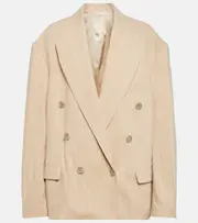 [Isabel Marant] Isabel Marant Klero pinstriped blazer AU 16 yellow