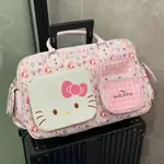 2024新款 HELLO KITTY 出門行李包 旅行包 大容量 便攜托特包 多功能KITTY貓手提健身包